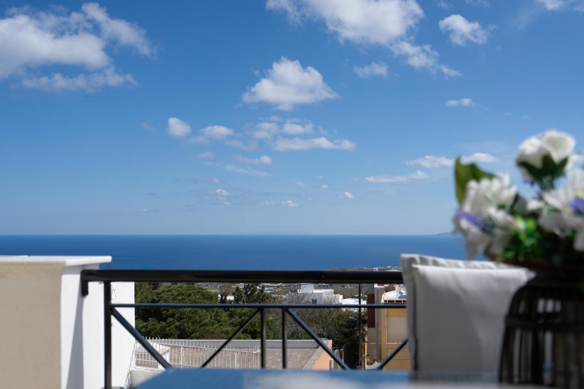 Central Seaview Heven Apartment In Fira  Eksteriør bilde